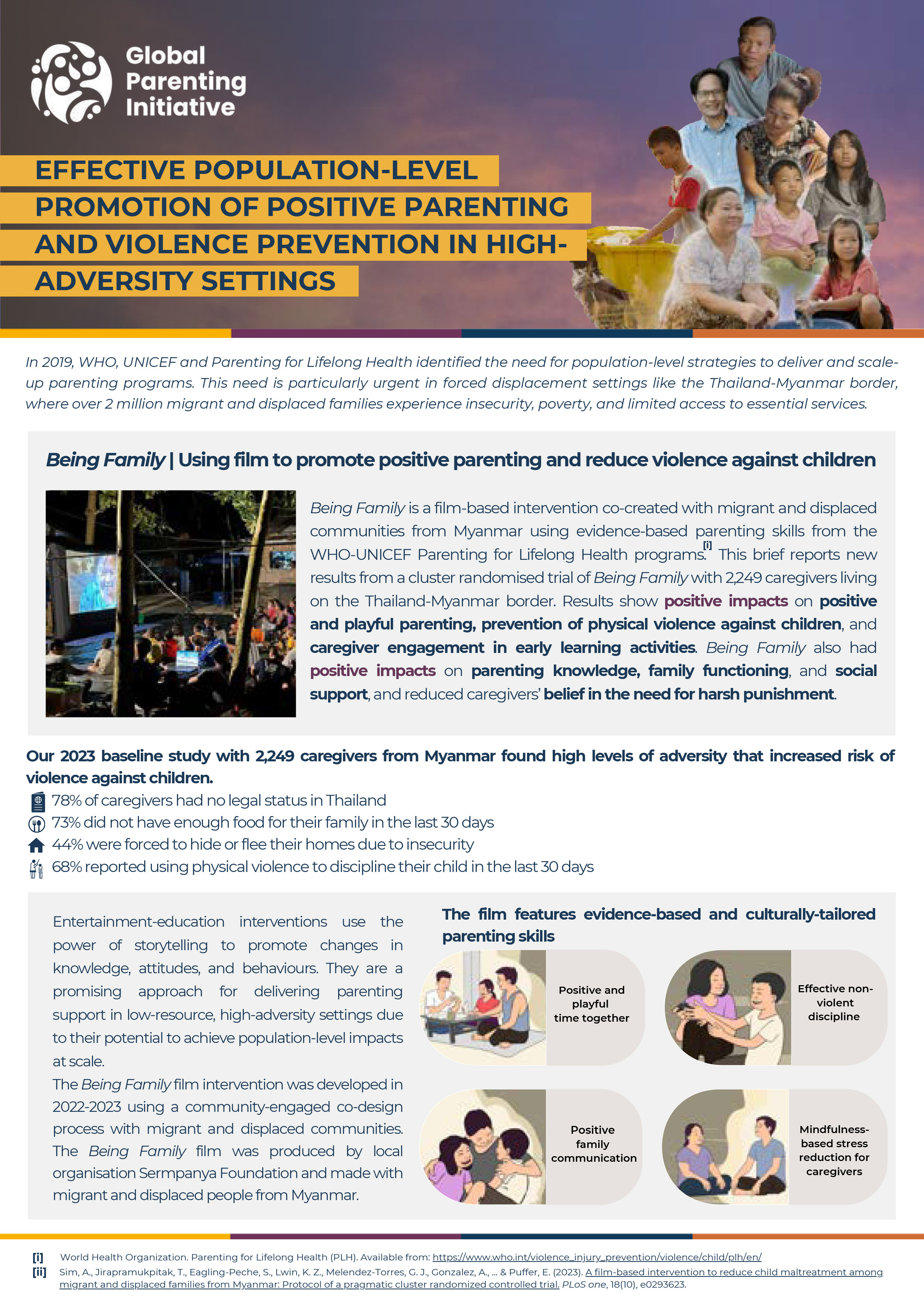 Effective Population-Level Promotion of Positive Parenting and Violence Prevention in High-Adversity Settings